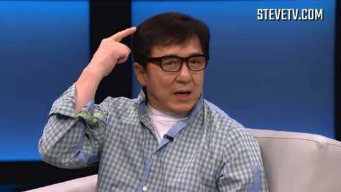 成龙上脱口秀《问问史提夫》宣传《英伦对决》Jackie Chan