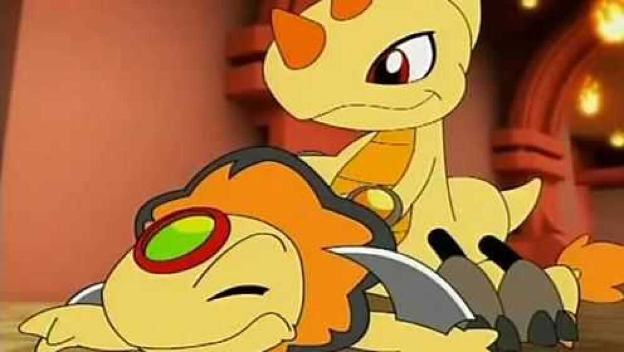 斗龙战士狮子星龙变回宝贝龙后胆子变得好小啊