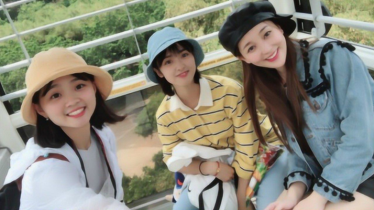 沈月金莎相约旅行两人同框太像了