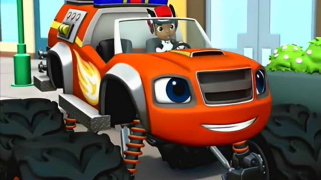 旋风战车队之飚速发现怪物赛车都被从天而降的冰淇淋砸中