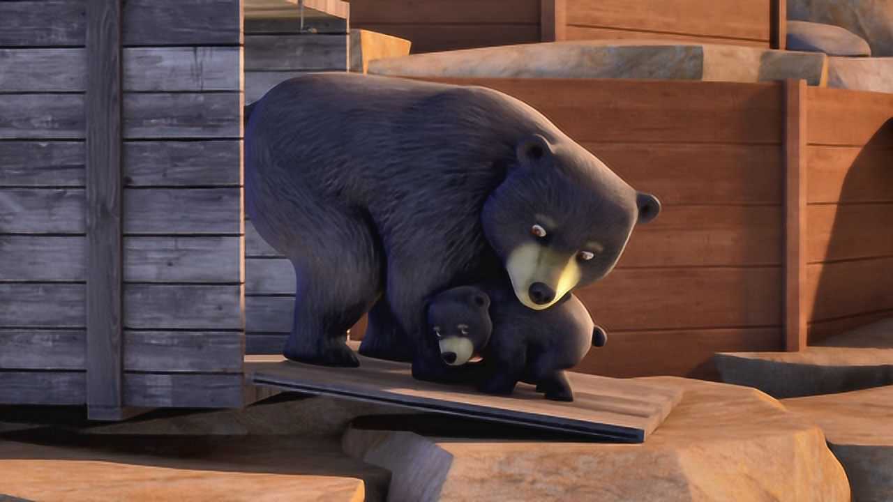 巴布工程师:熊妈妈和小熊来到了熊熊山,大家很开心