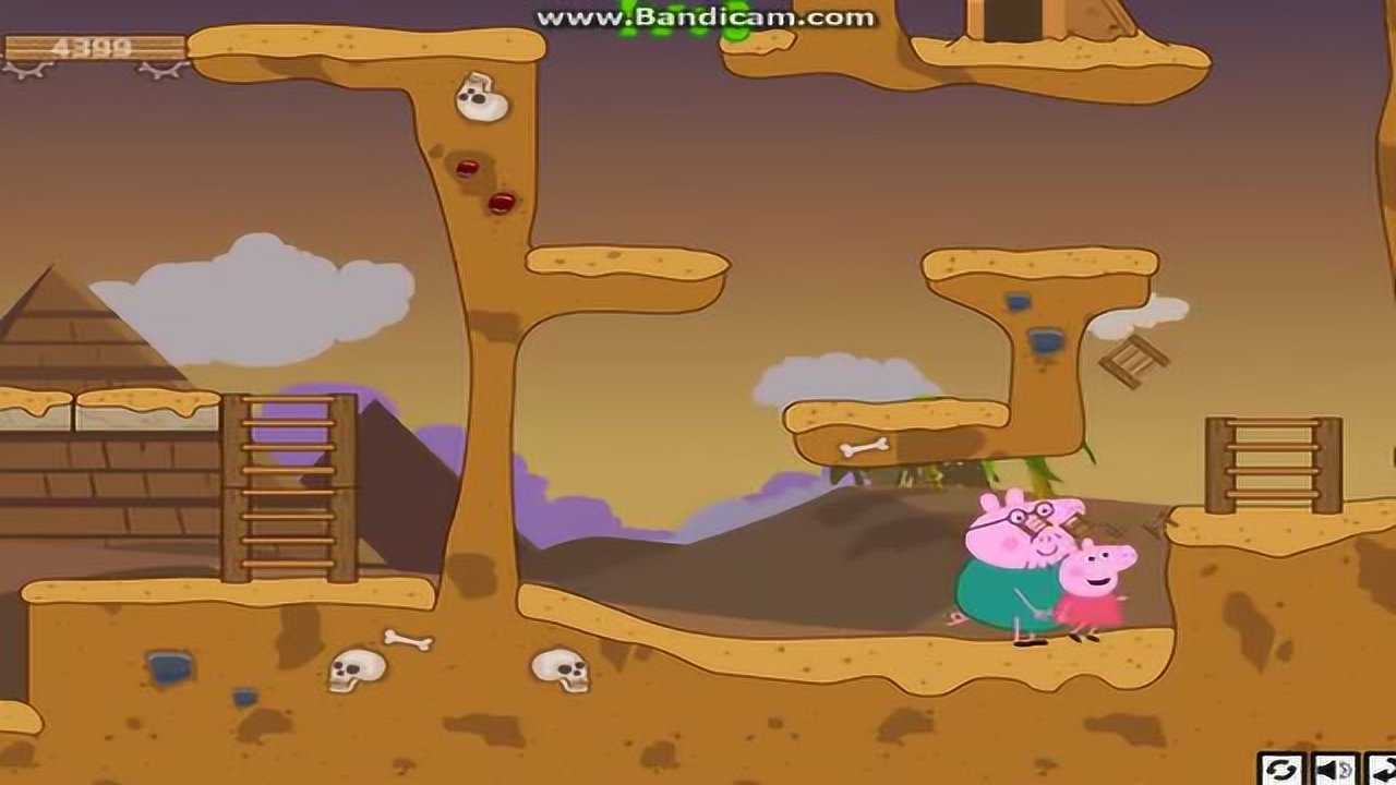 飞鱼 小猪佩奇一家 玉树临风帮忙找古墓游戏_腾讯视频