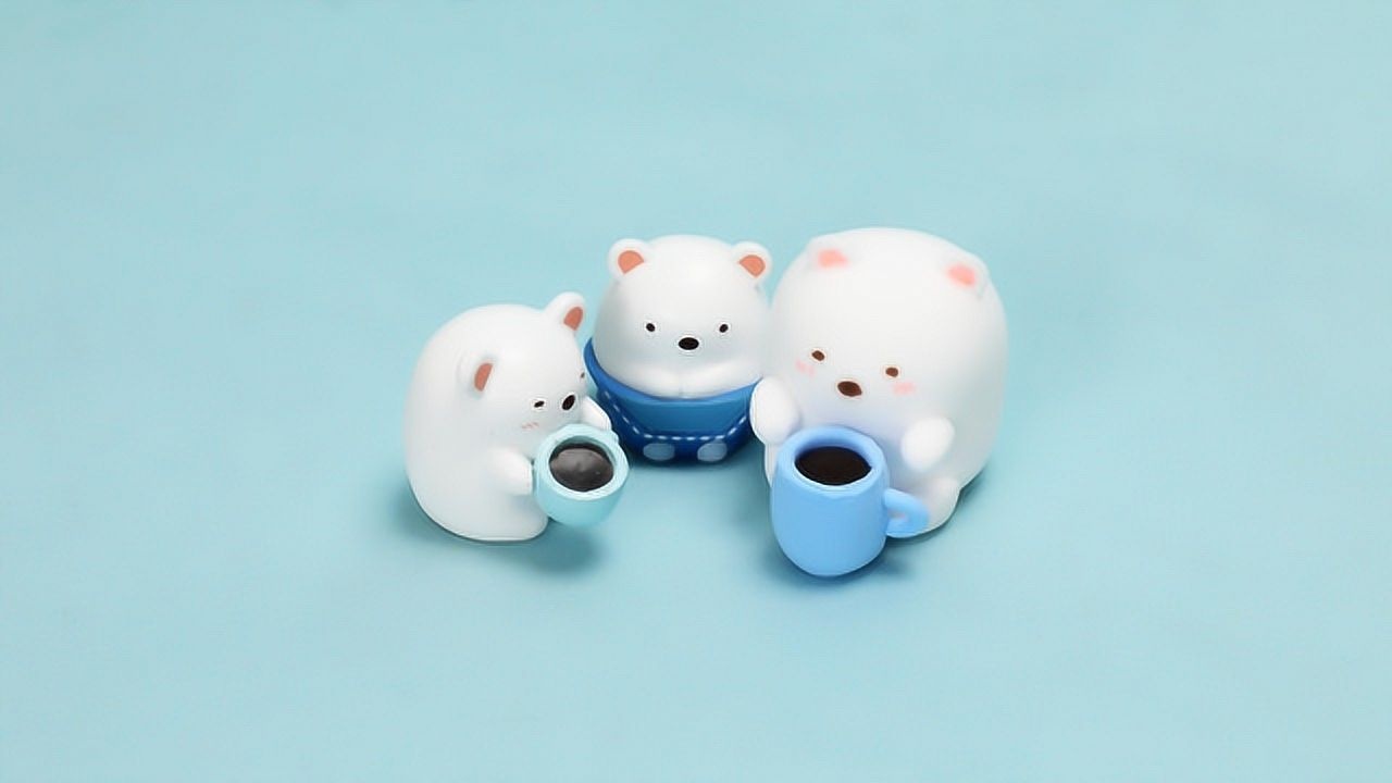 角落生物白熊手工彩泥超轻粘土教程亲子趣盒子手工课