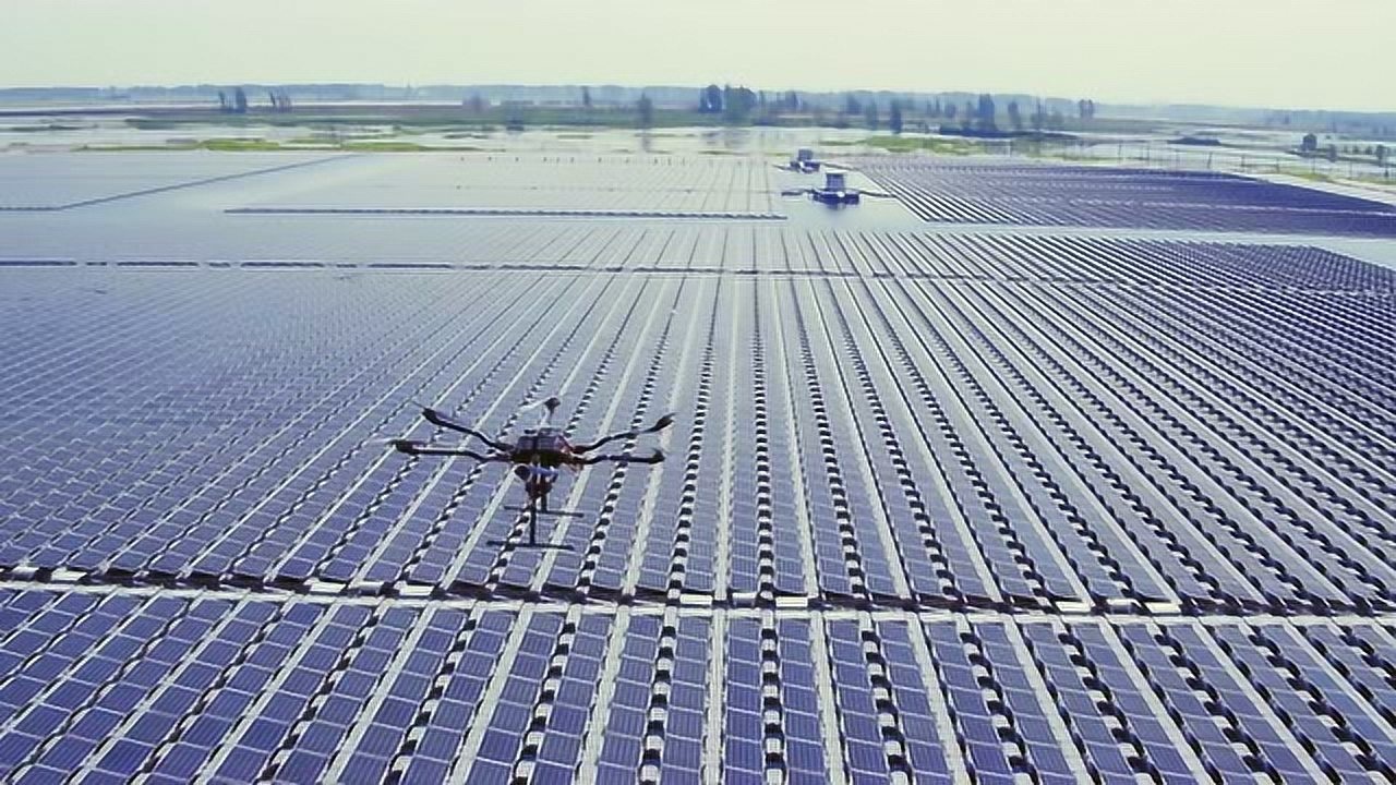中科利丰光伏电站无人机智能巡检系统_腾讯视频