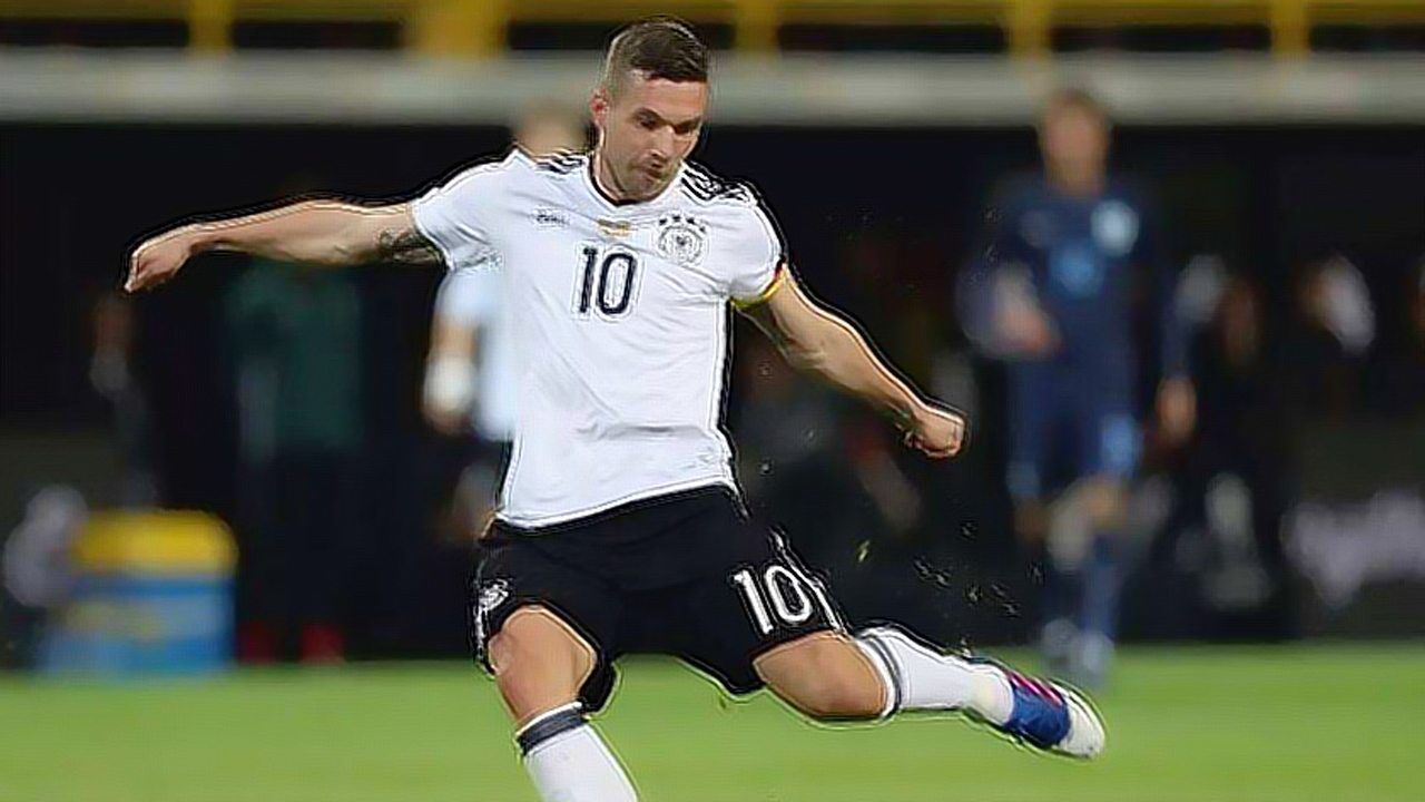 波多尔斯基左脚重炮轰门秀