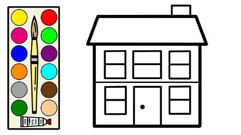 儿童简笔画:画画二层小楼房