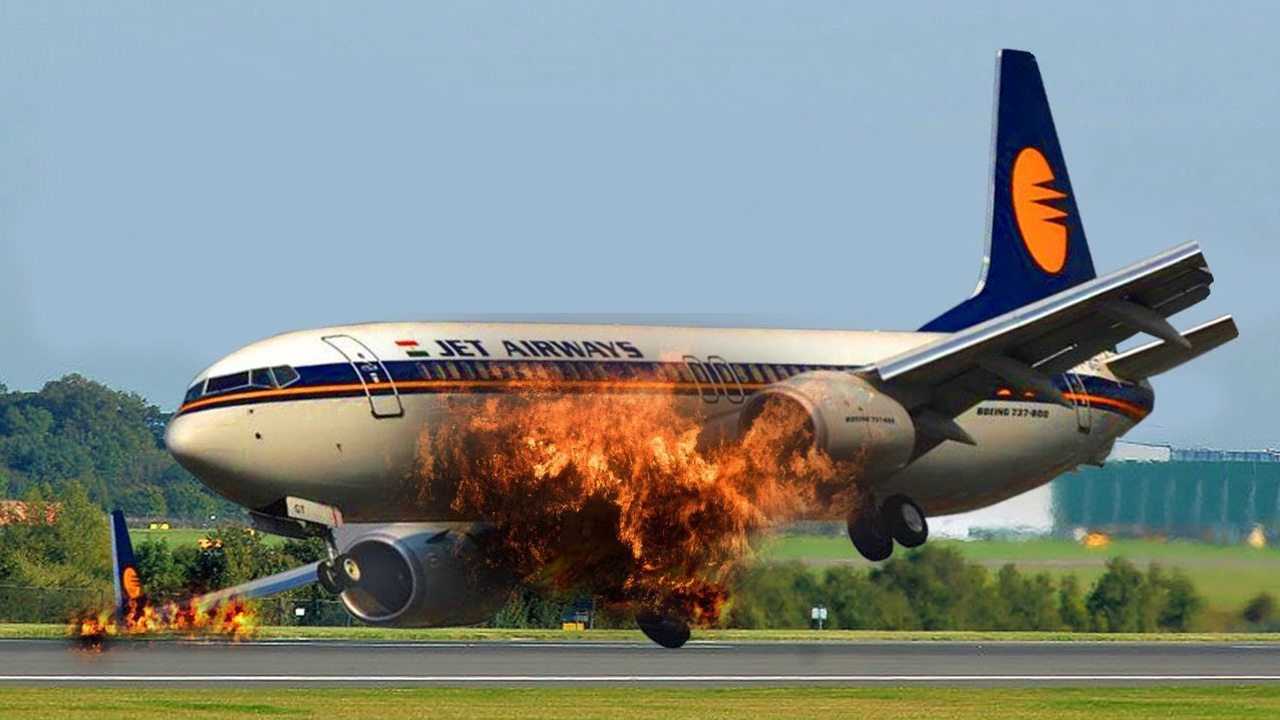 飞机在跑道上颠簸迫停爆炸每秒都是那么惊心动魄