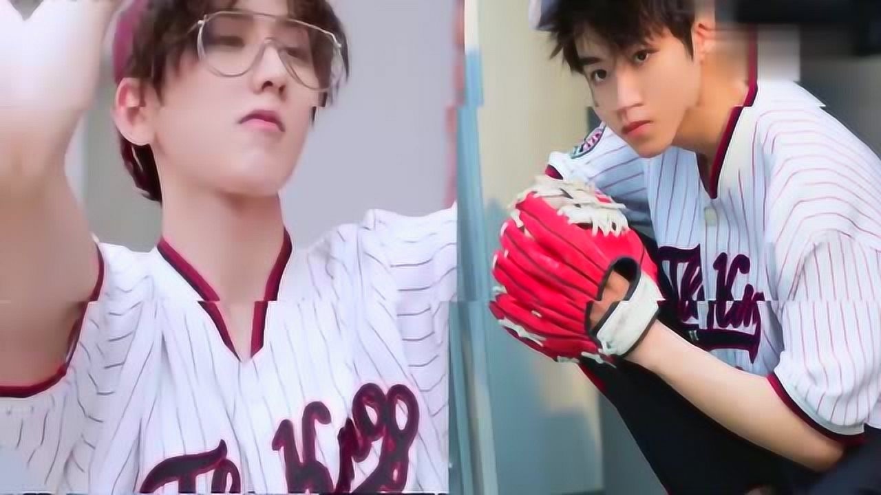 蔡徐坤与王俊凯穿同一款棒球服,网友:两个人各有各的帅气方式