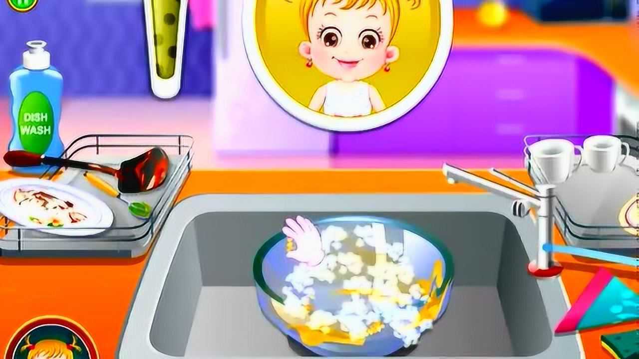 可爱榛果宝贝母亲节帮妈妈打扫家务游戏