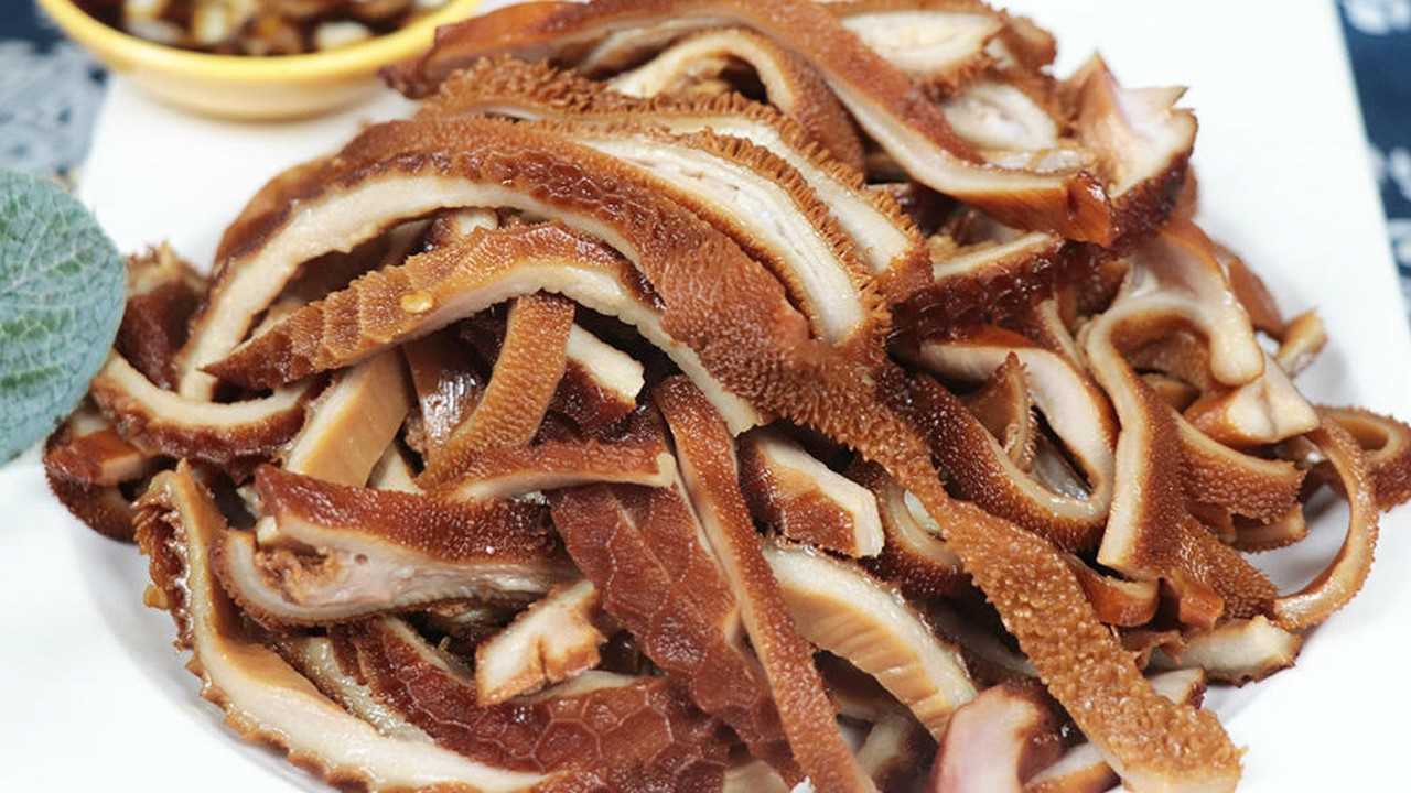 第一次卤羊肚,没想到出锅那一刻,我流口水了