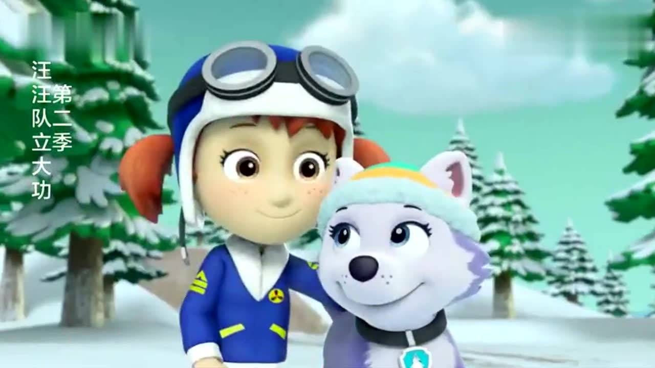 汪汪队立大功:天天失去联系在雪地里失踪,汪汪队出动寻找天天!