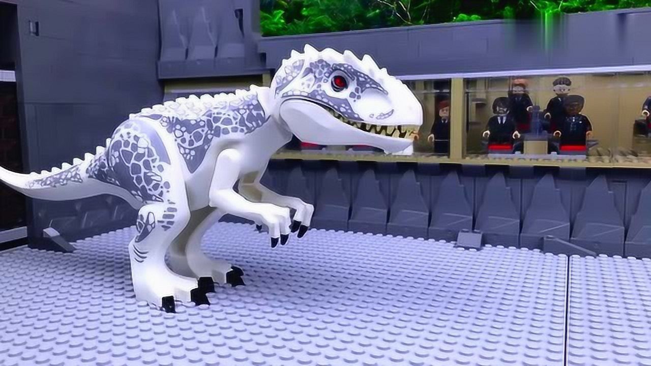 乐高侏罗纪世界恐龙攻击力大比拼混种暴龙所向无敌成最终霸主