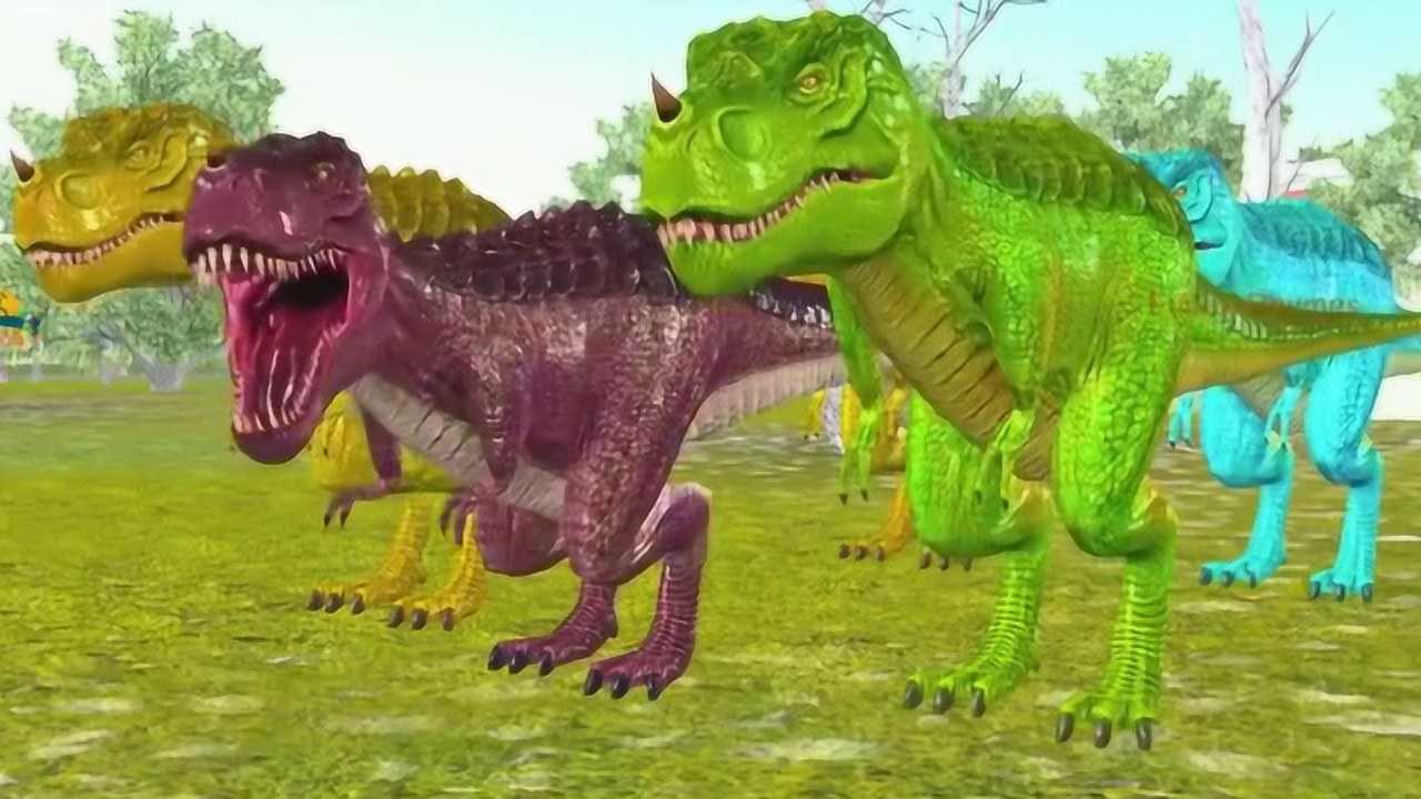 侏罗纪世界 恐龙世界动画 恐龙总动员 恐龙乐园 恐龙动画视频2