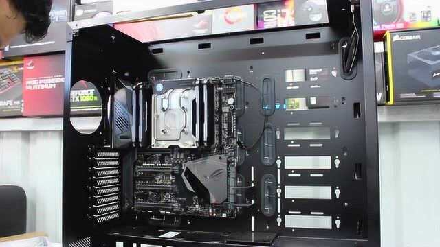 联力PCV3000机箱搭载1950X+1080TI 定制水冷游戏&工作站