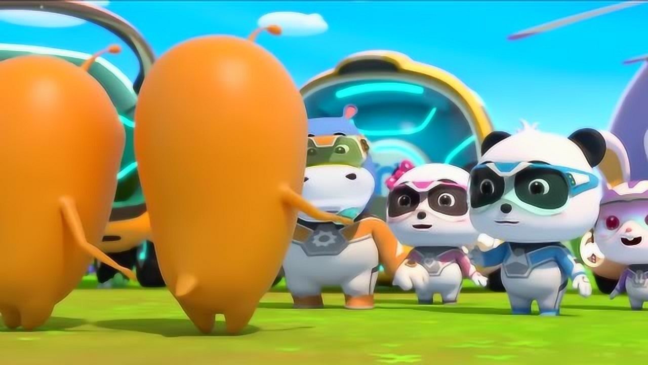 宝宝巴士之奇妙救援队奇奇找到了外星人的飞碟外星人要回家了