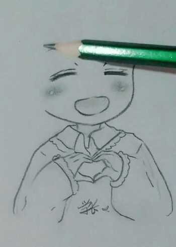 教你画超可爱的蘑菇头发型