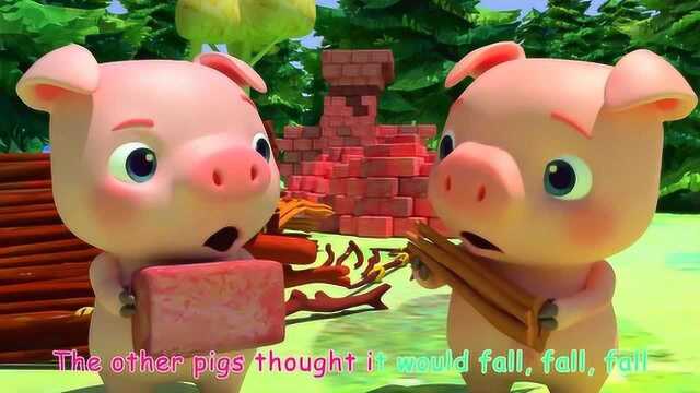 英文早教,three little pigs英语儿歌