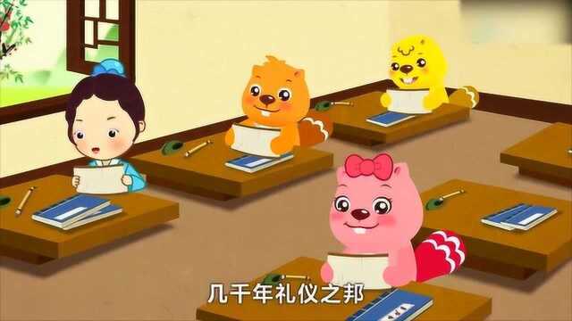 贝瓦儿歌 厚德载物国画