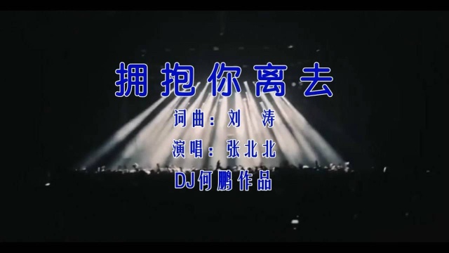 张北北《拥抱你离去》DJ何鹏版,网络金曲,动感节奏!