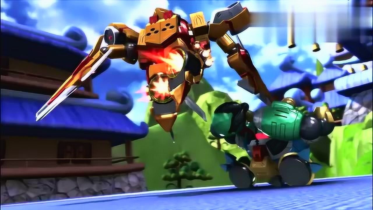 果宝特攻斜眼郎太可爱了左手周杰棍右手双截伦真搞笑