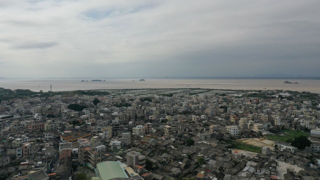 海山镇坂上村,东港村,隆北社区航拍视频