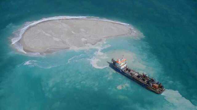 南海填海造岛施工的条件,是需要水深达到多少米呢?