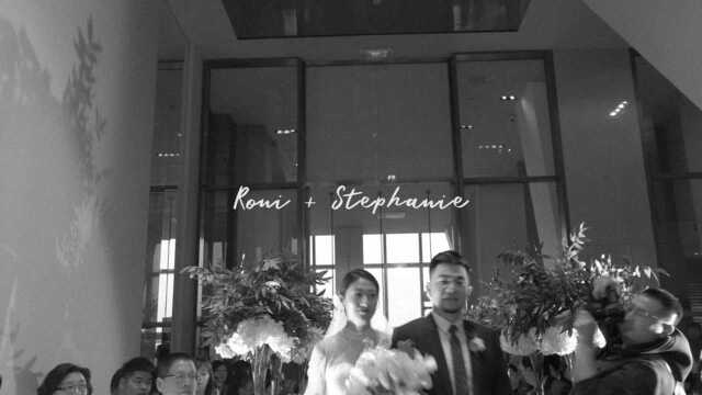 Roni+Stephanie 一个超长的婚礼当天快剪视频