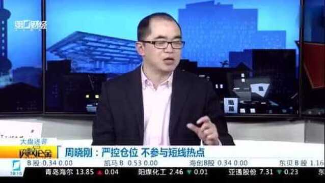 周晓刚:严控仓位 不参与短线热点| 谈股论金