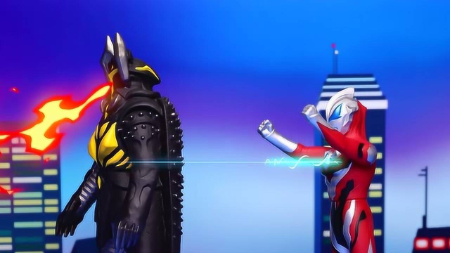 捷德奥特曼与赛罗奥特曼击退怪兽杰顿 玩具故事