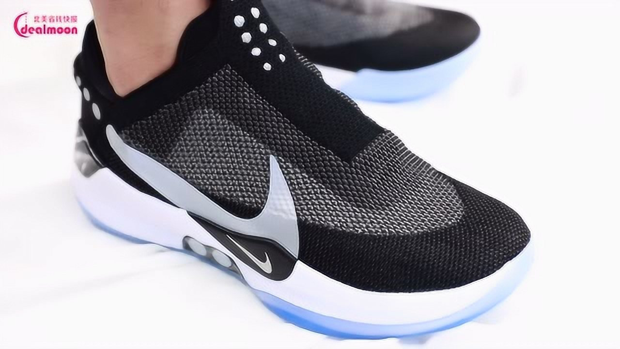 Nike Adapt BB自动绑带篮球鞋亲自上脚给你看美中9点开抢$350包邮