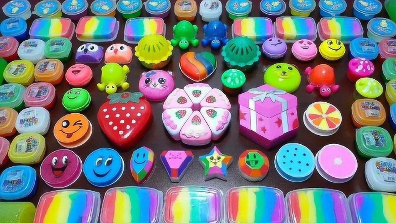 解压:史莱姆混泥大挑战!土豪氪金版!超多泥巴,混在一起,好过瘾!