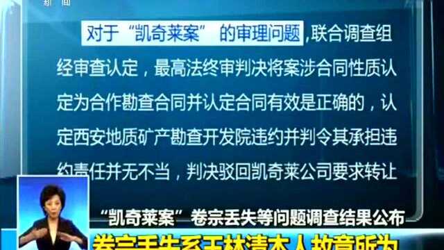 「完整视频」王林清接受采访 讲述“凯奇莱案”卷宗丢失实情