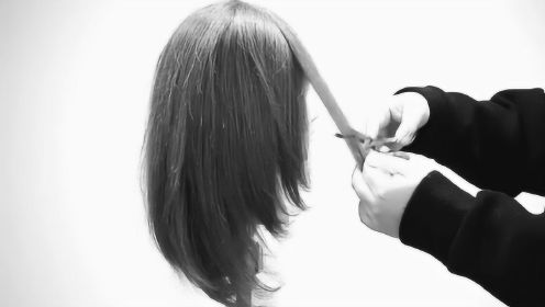 发型师训练必学，长发向前修剪技巧
