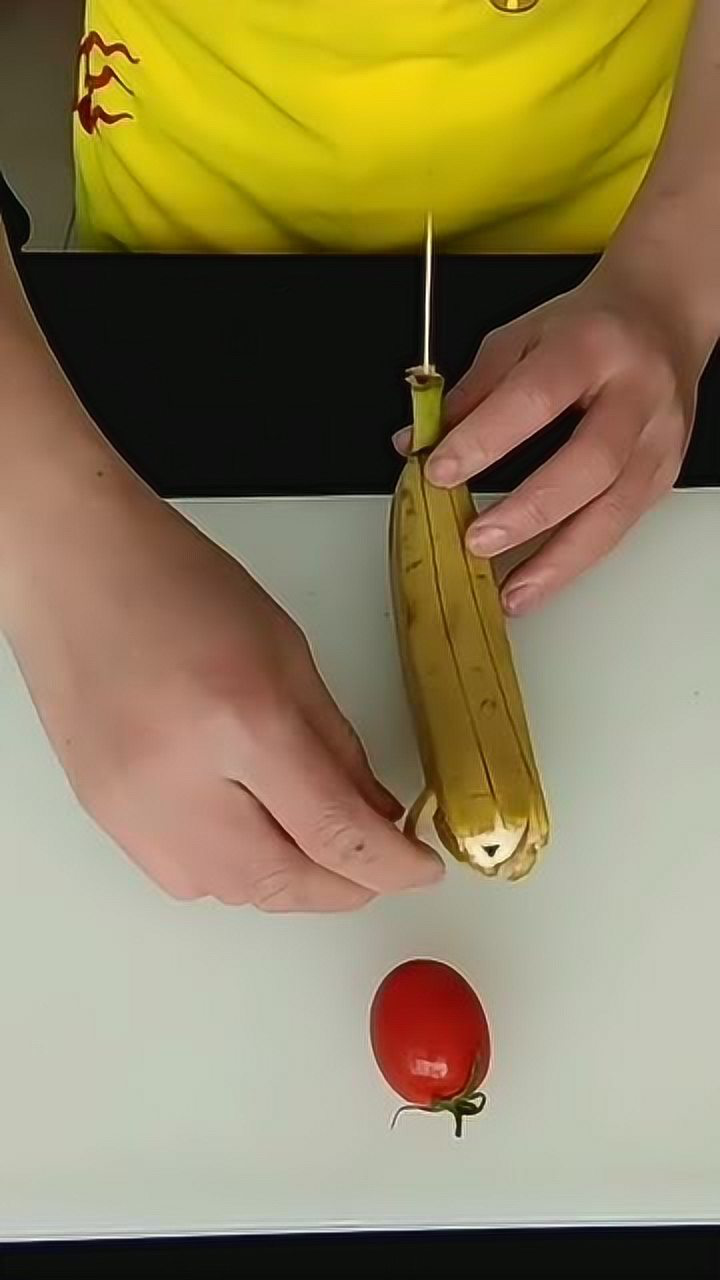 厨师教你香蕉的切法,你们学到了吗?