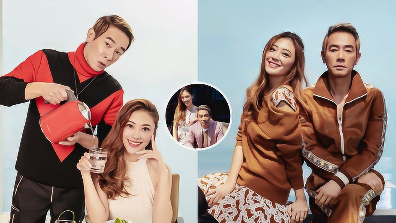 陈小春应采儿新拍写真照画面唯美甜蜜两人表情恩爱如初恋