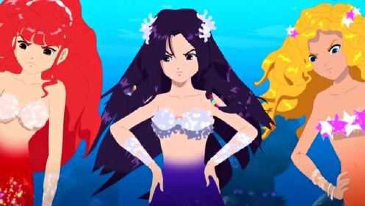 泡泡美人鱼:野丽斯让海水沸腾起来,三人帮斗不过美人鱼了