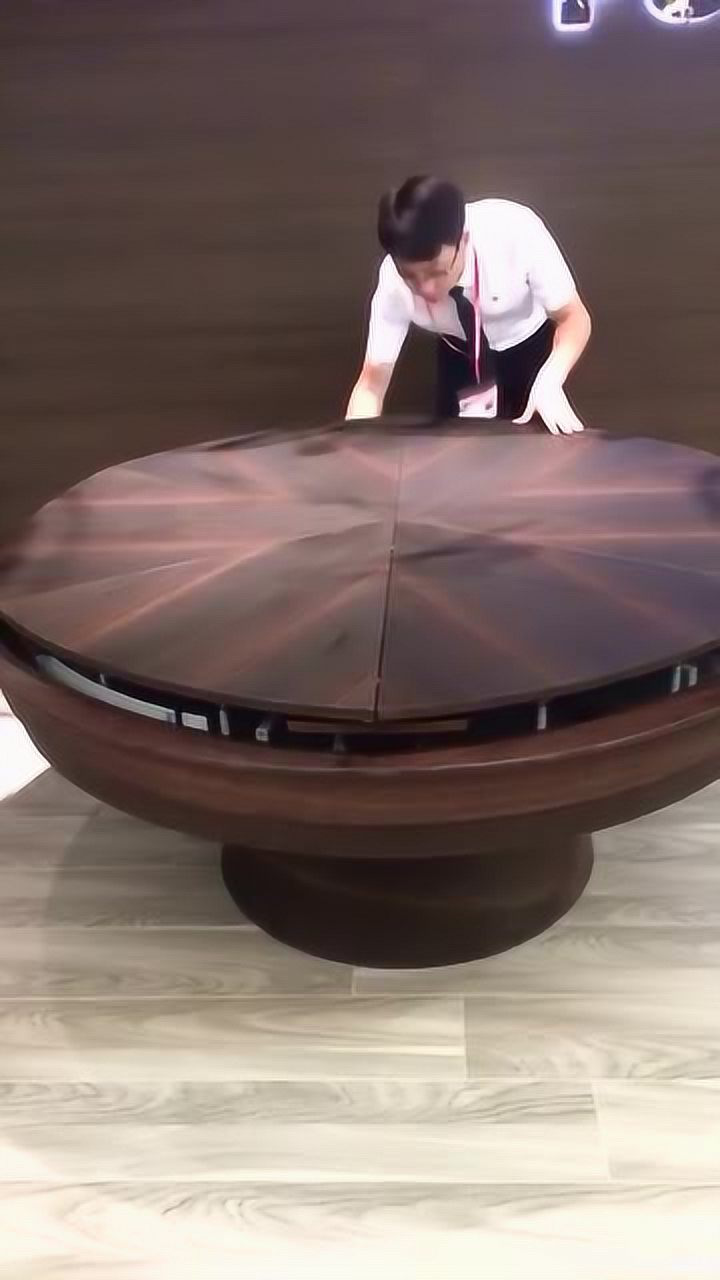 餐桌变身,可大可小,变身都很优雅!_腾讯视频