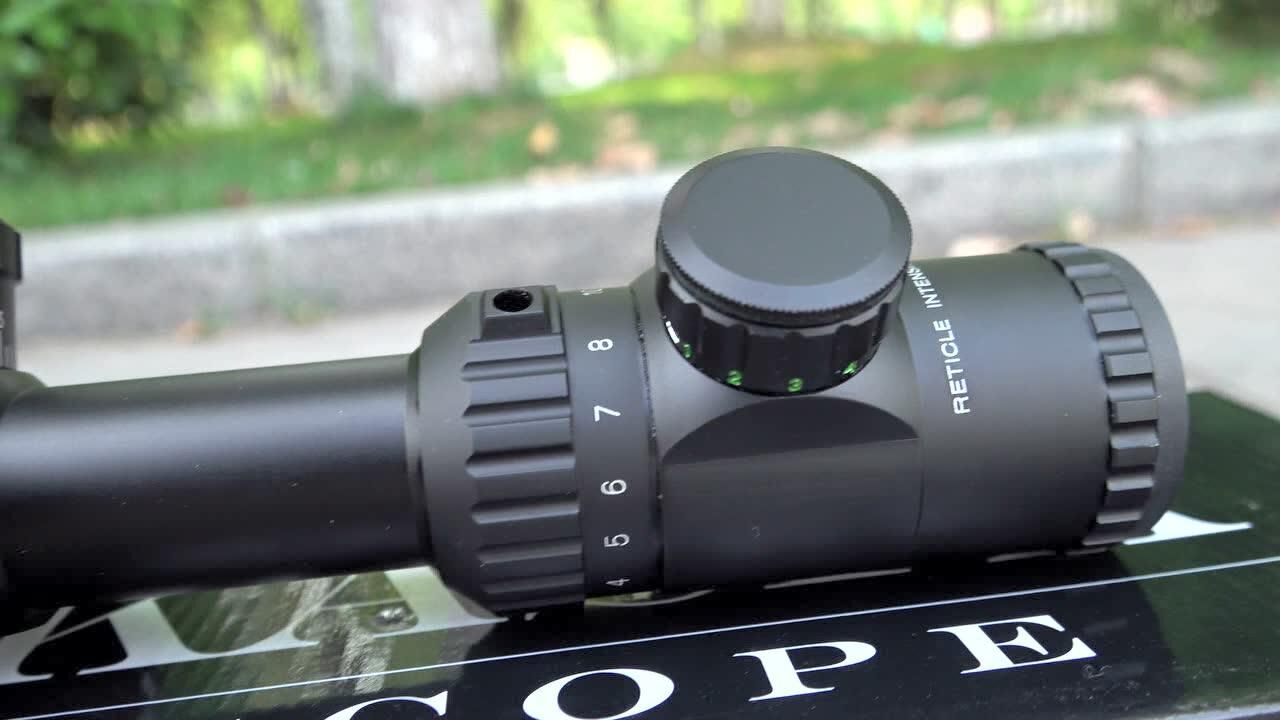 国产代工的伟佛日版瞄准镜清晰度做工实拍