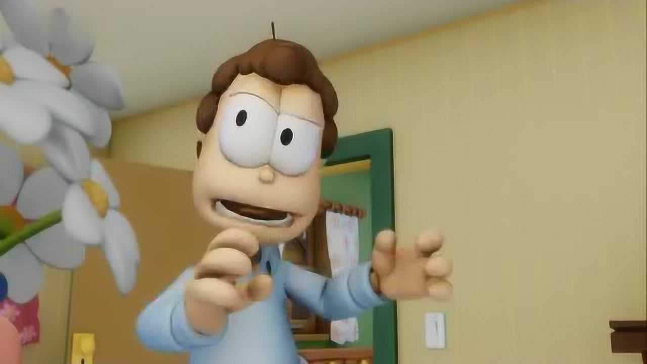 加菲猫乔恩觉得加菲猫听话了