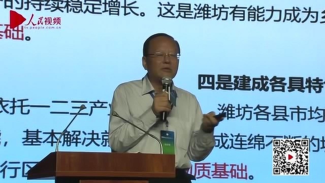 “潍坊模式”的特点:建成各具特色的发达县域经济