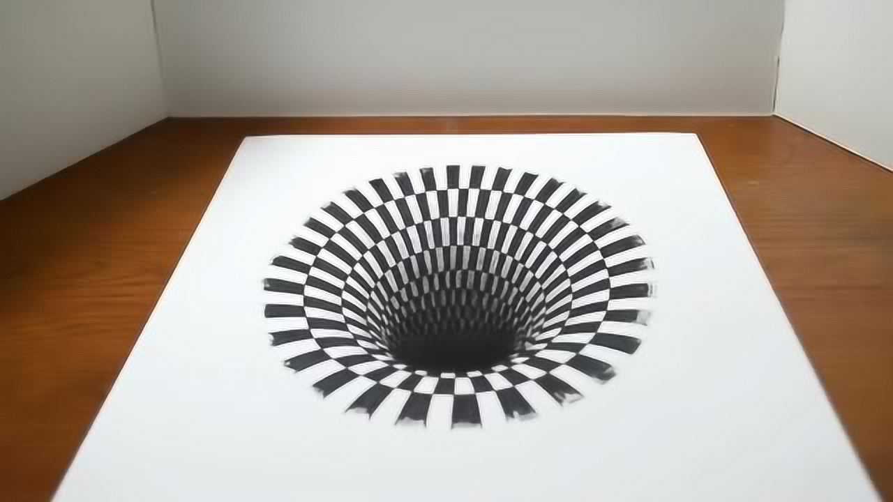 教你在作业纸上画一个黑洞,居然如此逼真,太神奇了