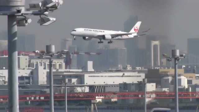 日本航空JAL空中客车A350900 JA01XJ进场