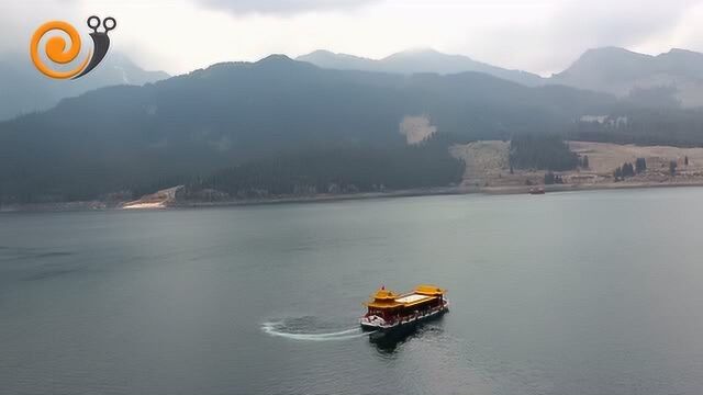 新疆天山天池,风景不错就是有点冷