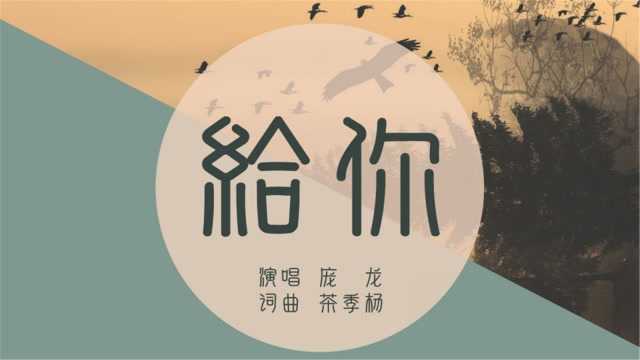 庞龙,新情歌《给你》茶季杨作词作曲