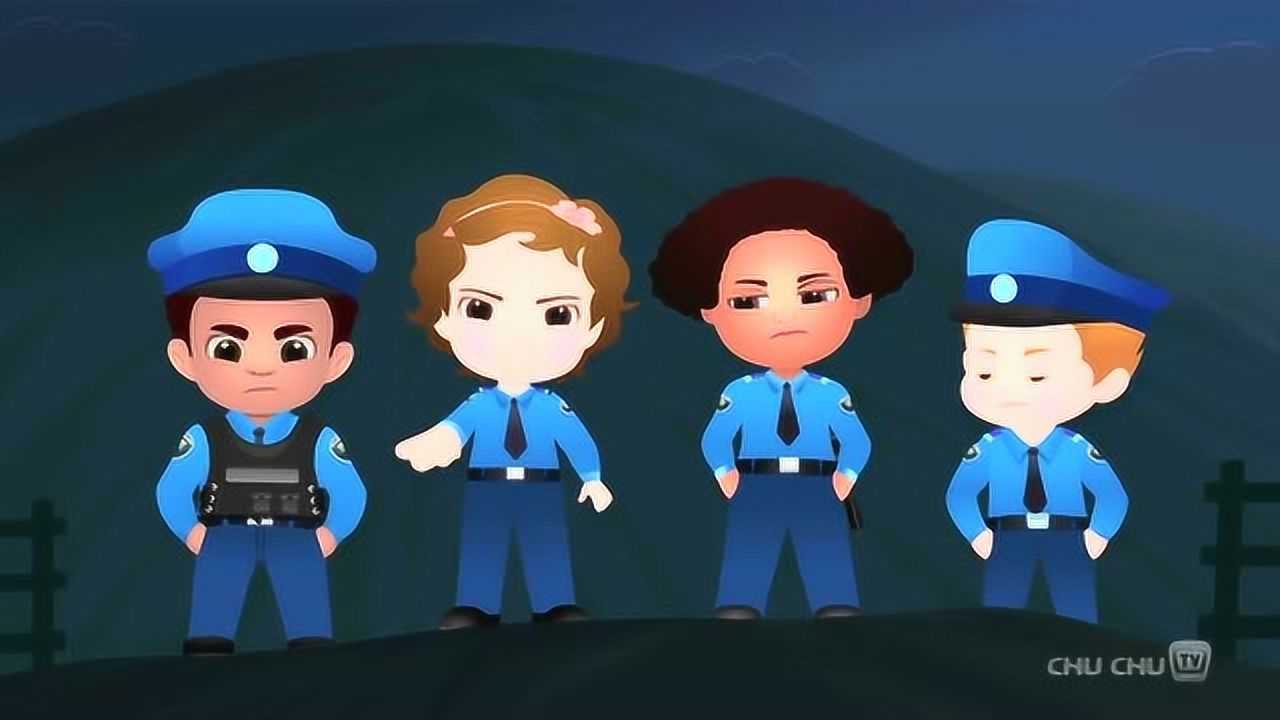 儿童小警察以其人之道还其人之身 抓捕盗贼 动画片