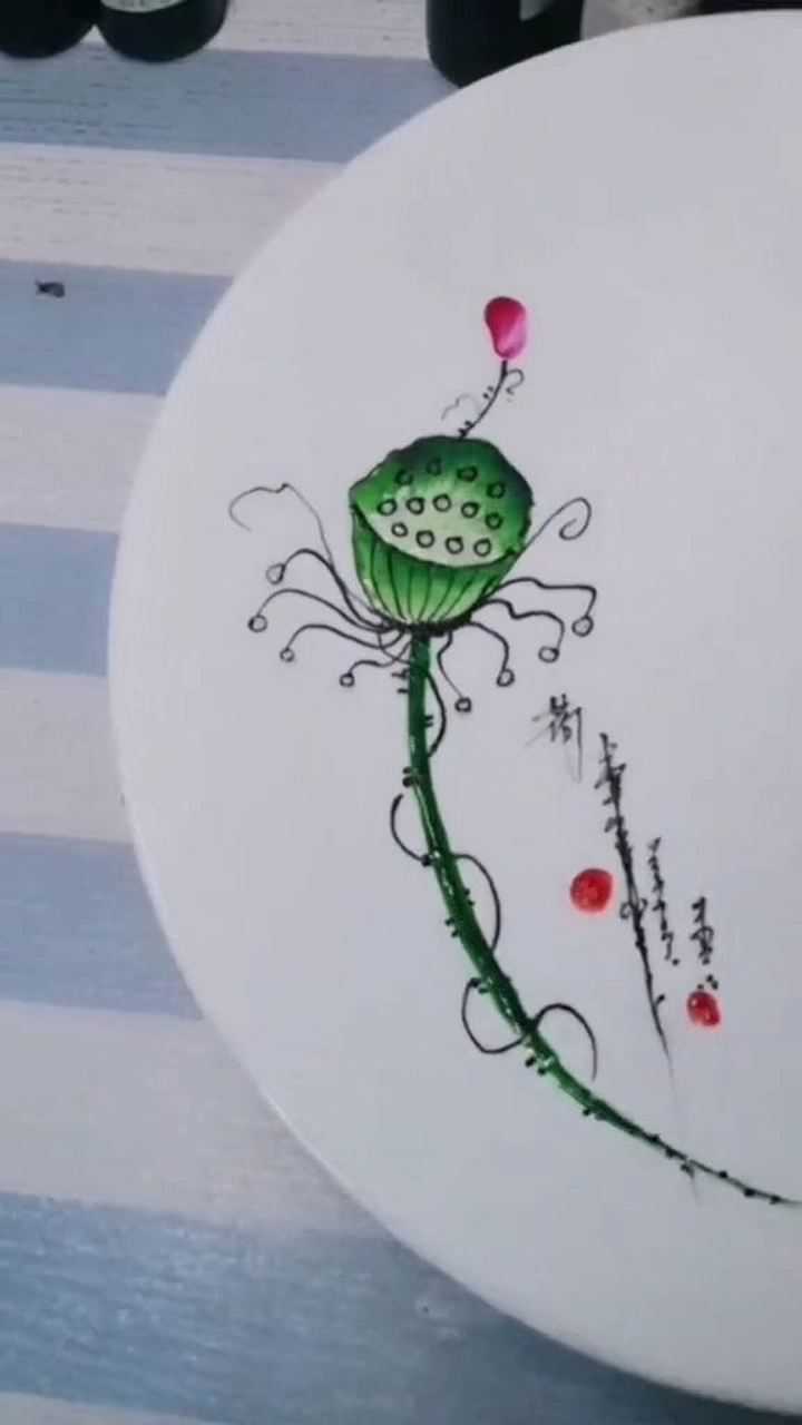 果酱画, 荷花之上