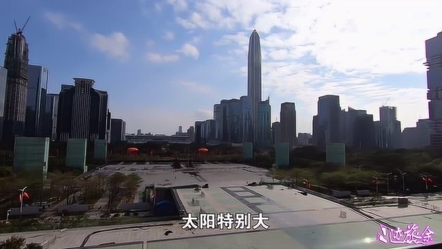 实拍深圳市中心建筑区,太繁华了,不愧是国际大都市