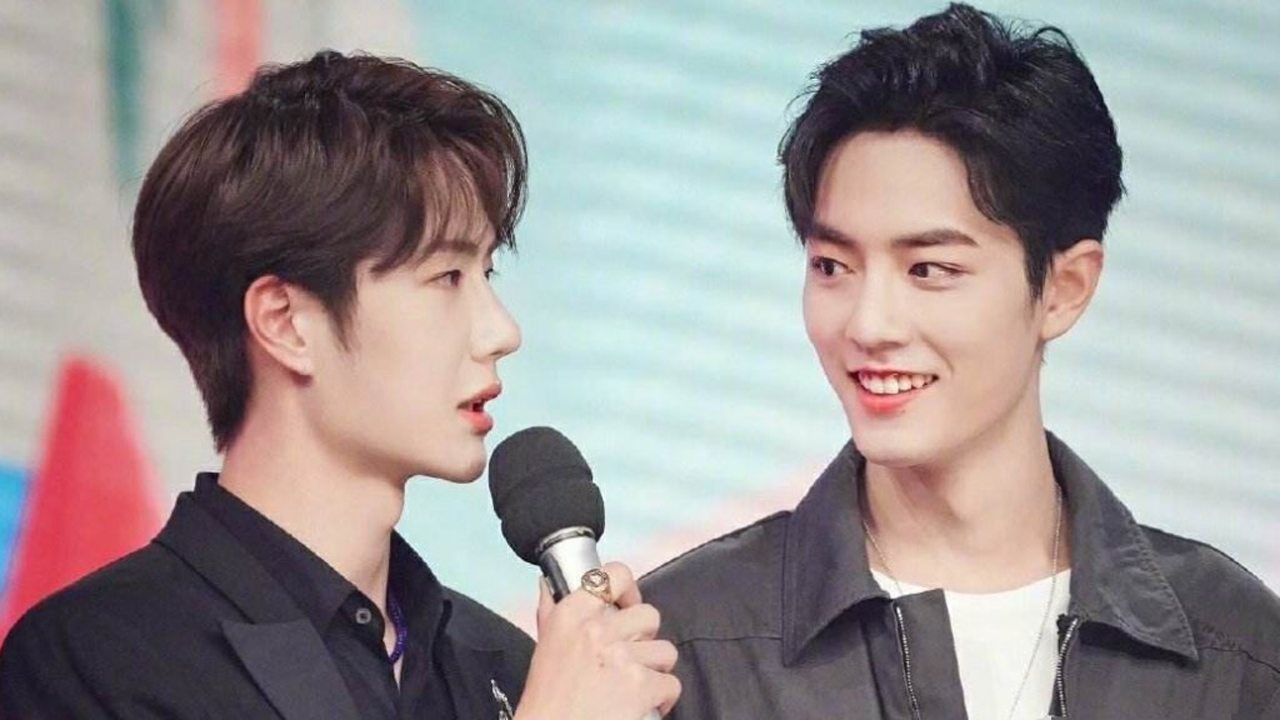 天天向上肖战王一博合体清唱一首无羁忘羡一生