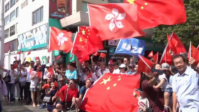 香港市民:这里是香港 中国人的地方 不容许你们肆意妄为