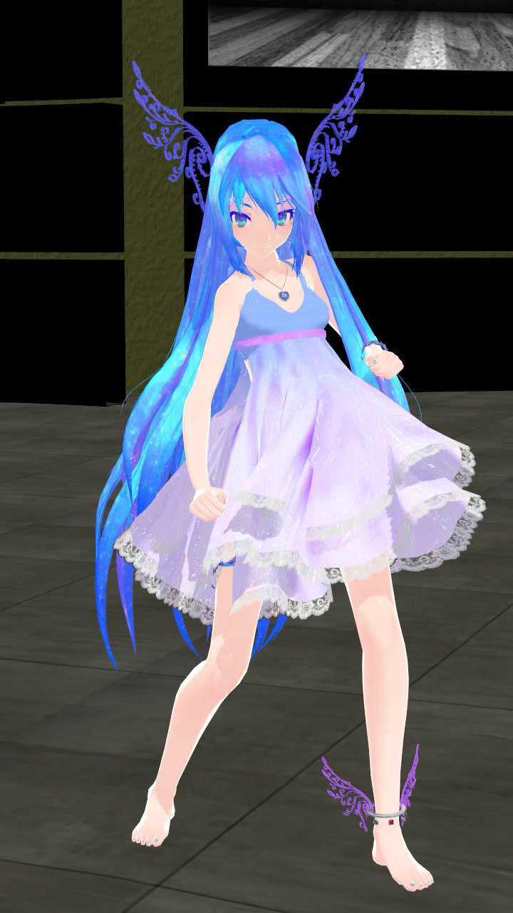 光脚美少女像流星一样美丽